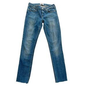 Acne Studios Low Vintage Skinny Jeans Womens Sz 27 Raw Hem